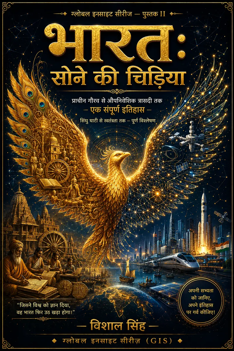 भारत सोने की चिड़िया Hindi cover